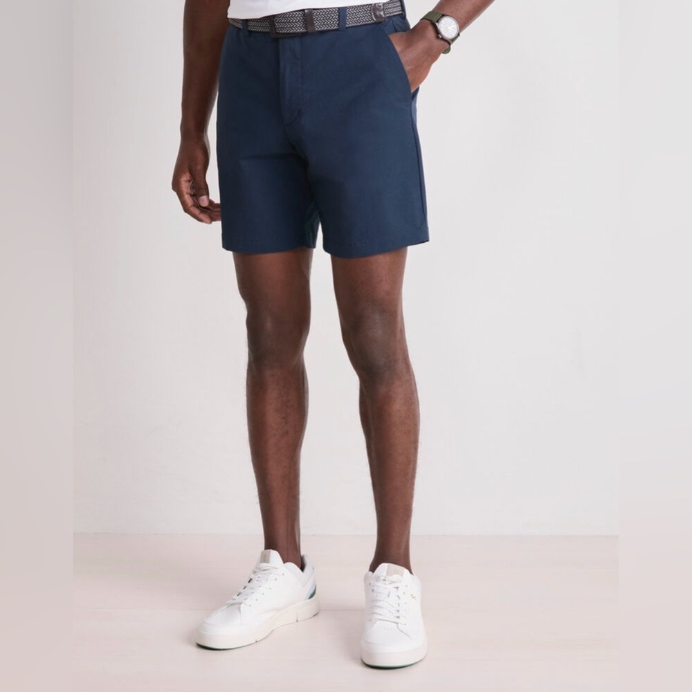 Peter Millar Men’s Chino Shorts Blue Size 38